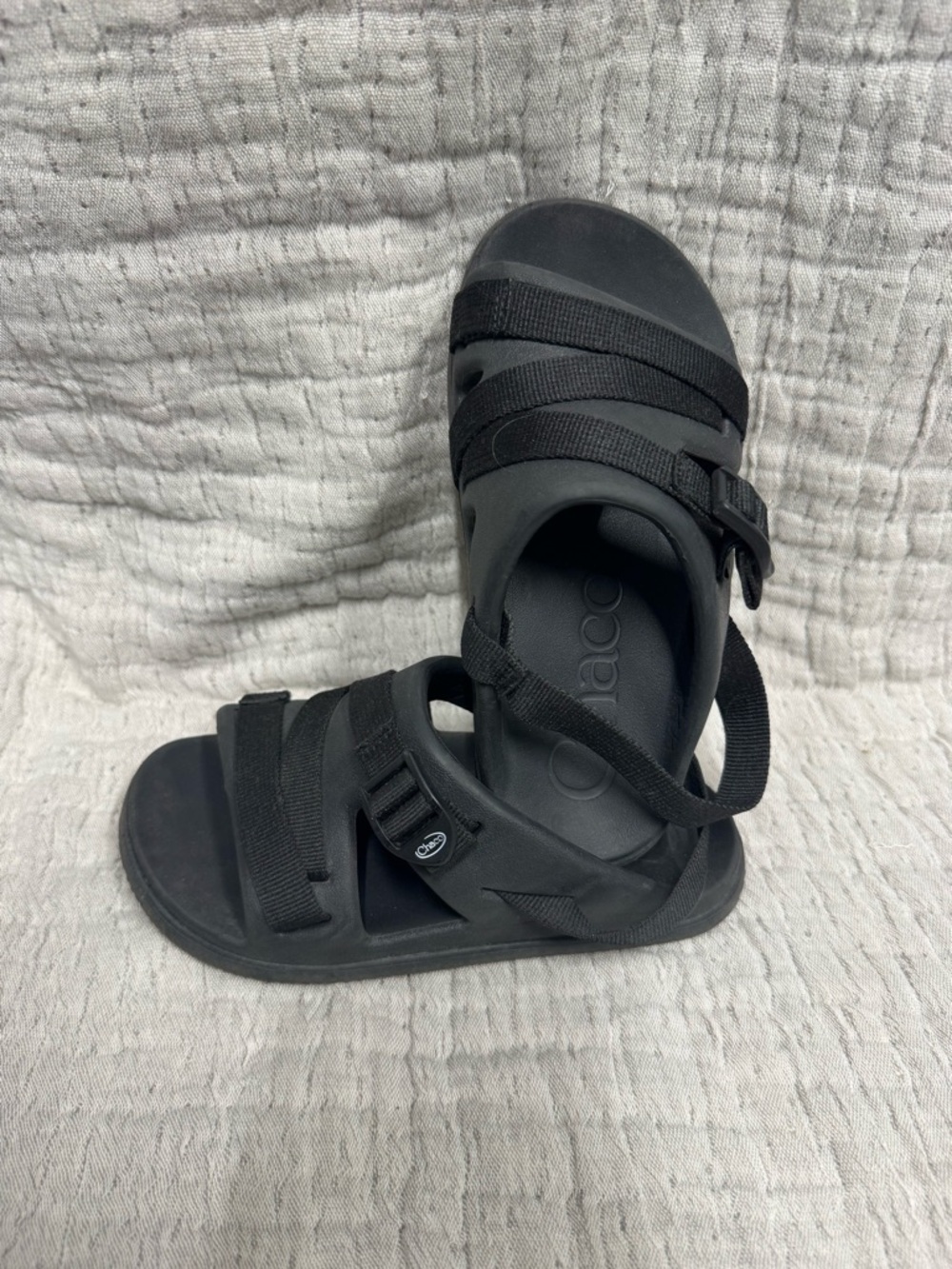 Kids Chaco Sandals with Strap - Black